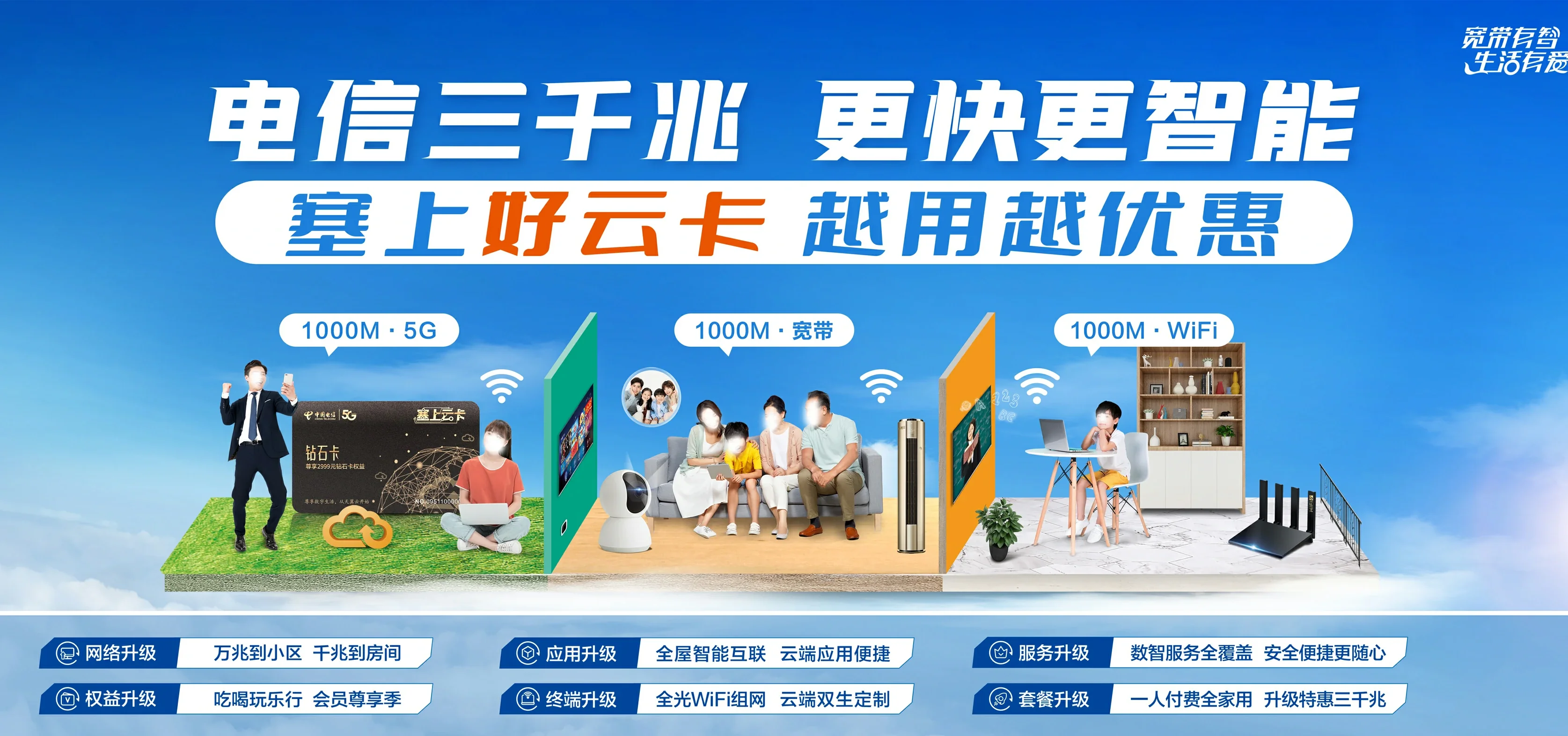 中国电信 长治电信宽带 宽带套餐